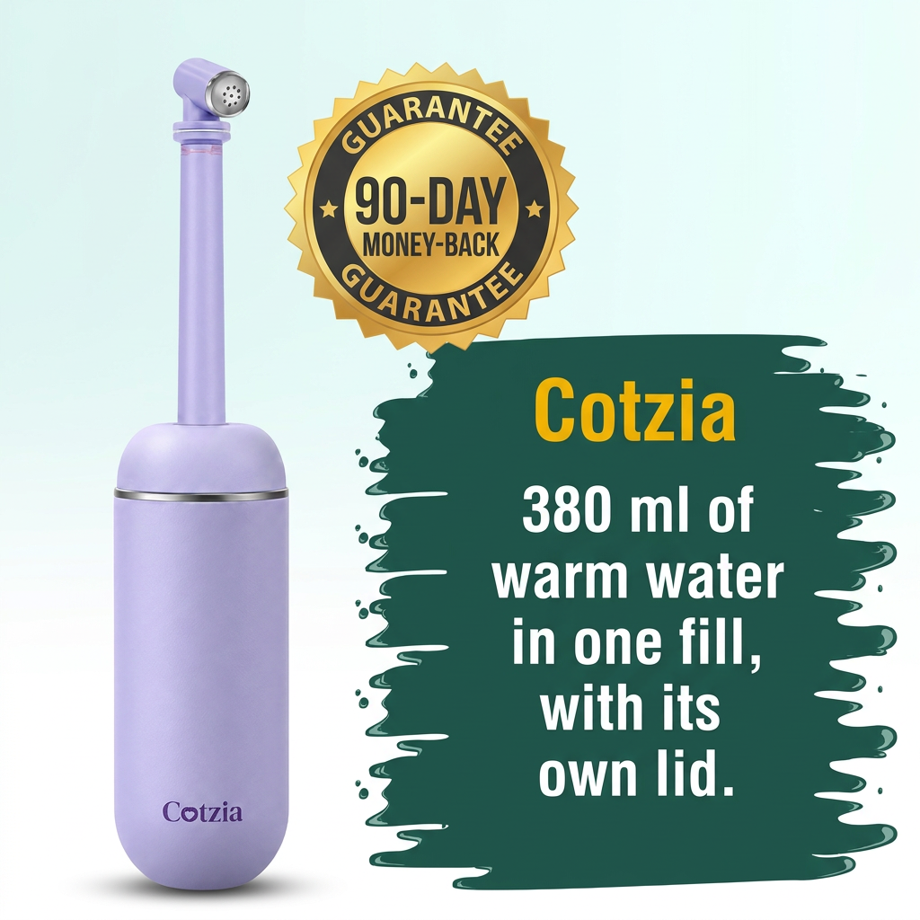 Cotzia Post Partum Bidet — the product and its guarantee