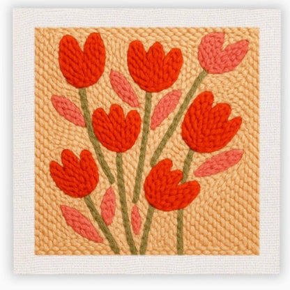 Cotzia™ Wildflower Bloom Punch Needle Kit