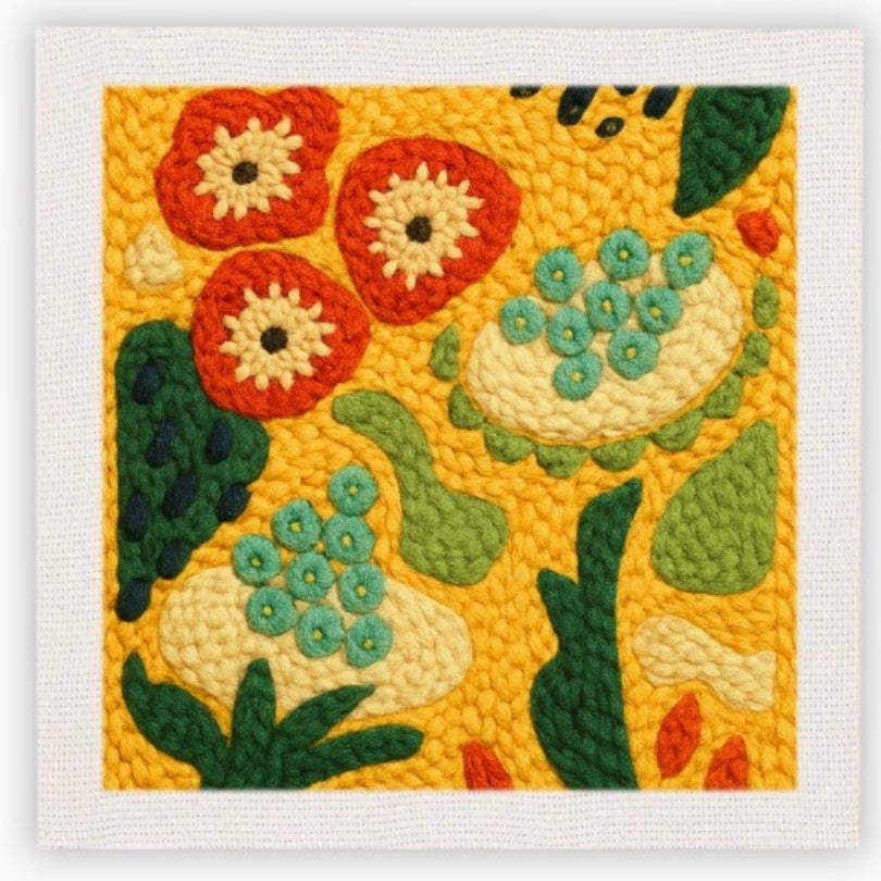 Cotzia™ Cozy Rainy Fox Punch Needle Kit