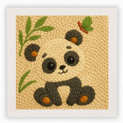 Cotzia™ Cozy Rainy Fox Punch Needle Kit