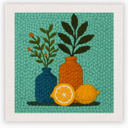 Cotzia™ Cozy Rainy Fox Punch Needle Kit