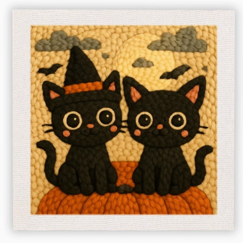 Cotzia™ Bright Garden Glow Punch Needle Kit
