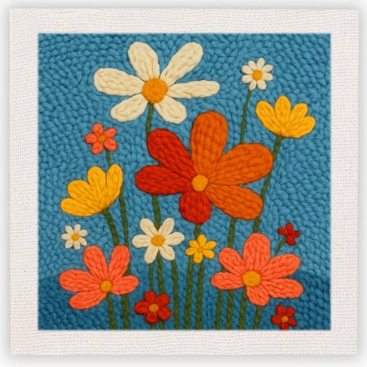 Cotzia™ Wildflower Bloom Punch Needle Kit